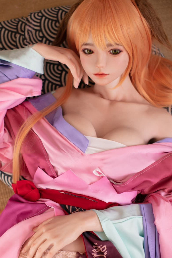 150cm/4ft11 D-cup Japanese Silicone Head Sex Doll - Yui JX