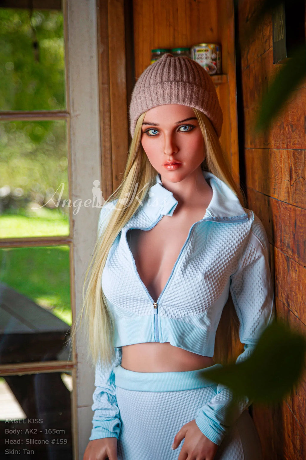 Angelkiss? 165cm (5.4') 159# D-Breasts Full Silicone Sex Dolls Model Props (NO.2828)