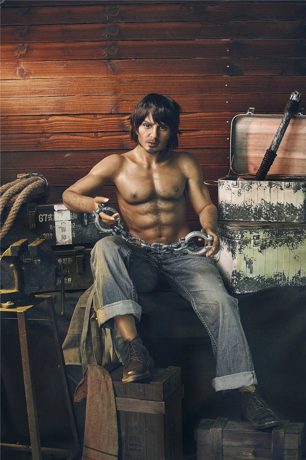 IronTech | Karl - 5Ft 4/162cm Male Sex Doll With Silicone Head (In Stock US)