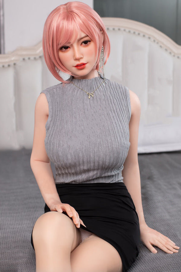 160cm/5ft3 D-cup Silicone Head Sex Doll - A55 Nan JX