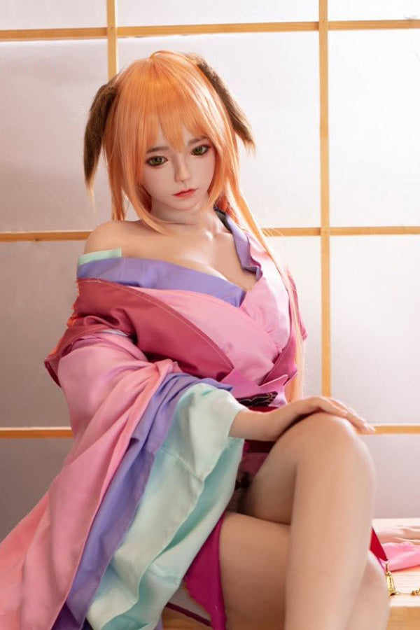 150cm/4ft11 D-cup Japanese Silicone Head Sex Doll - Yui JX