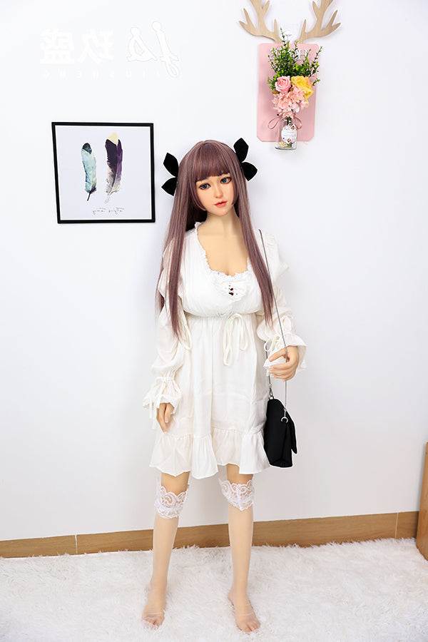 150cm/4ft11 D-cup Medium Breast Silicone Head Sex Doll -#8_Shirley Jiusheng