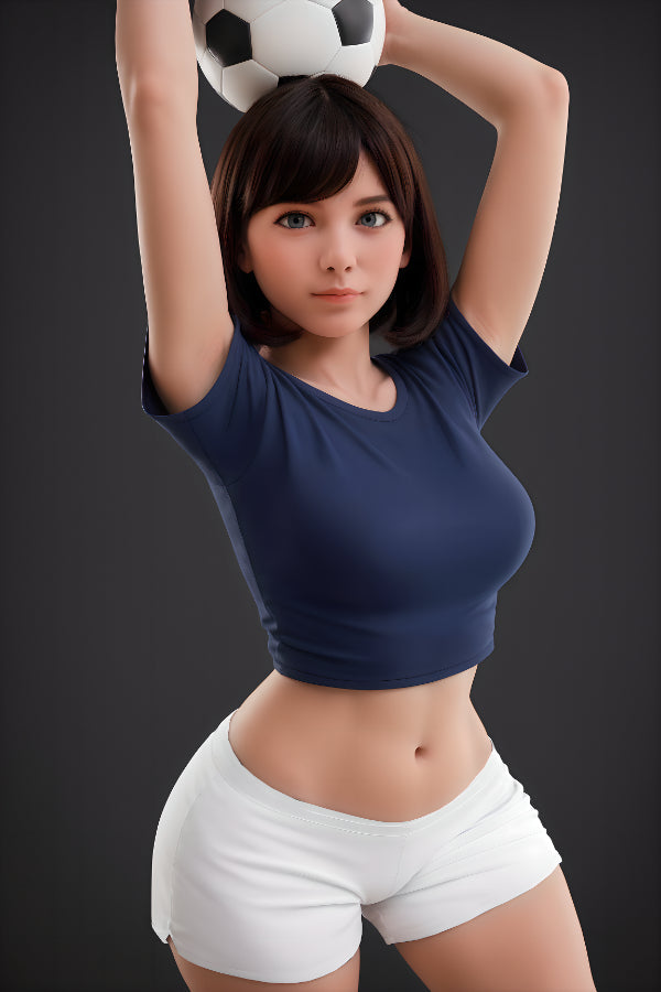 151cm Petite Big Booty Chubby Silicone Head Sex Doll - Jade Aibei