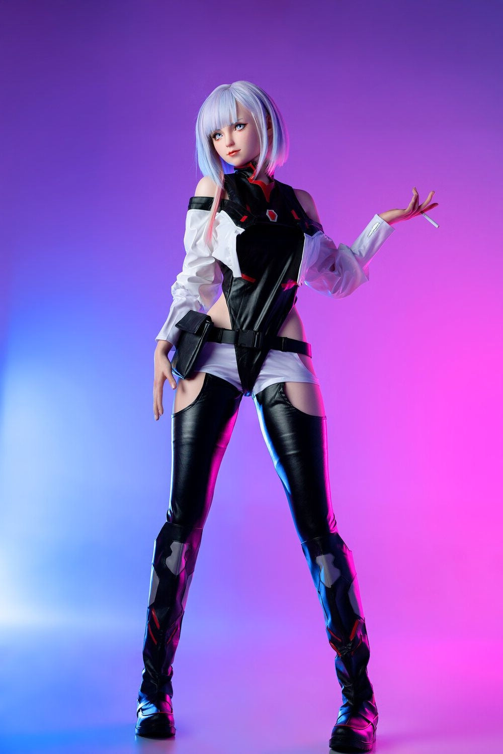 156cm/5ft1 E-cup Game Lady Silicone Anime Sex Doll Lucyna Kushinada