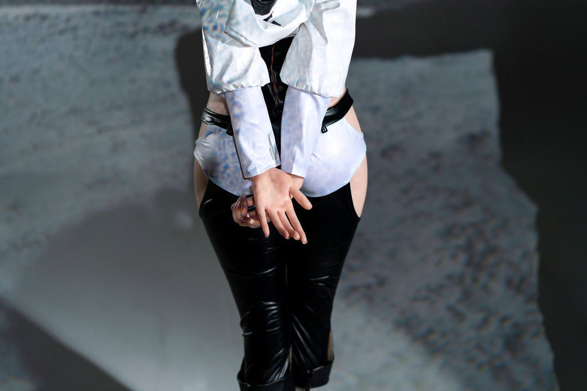 156cm/5ft1 E-cup Game Lady Silicone Anime Sex Doll Lucyna Kushinada