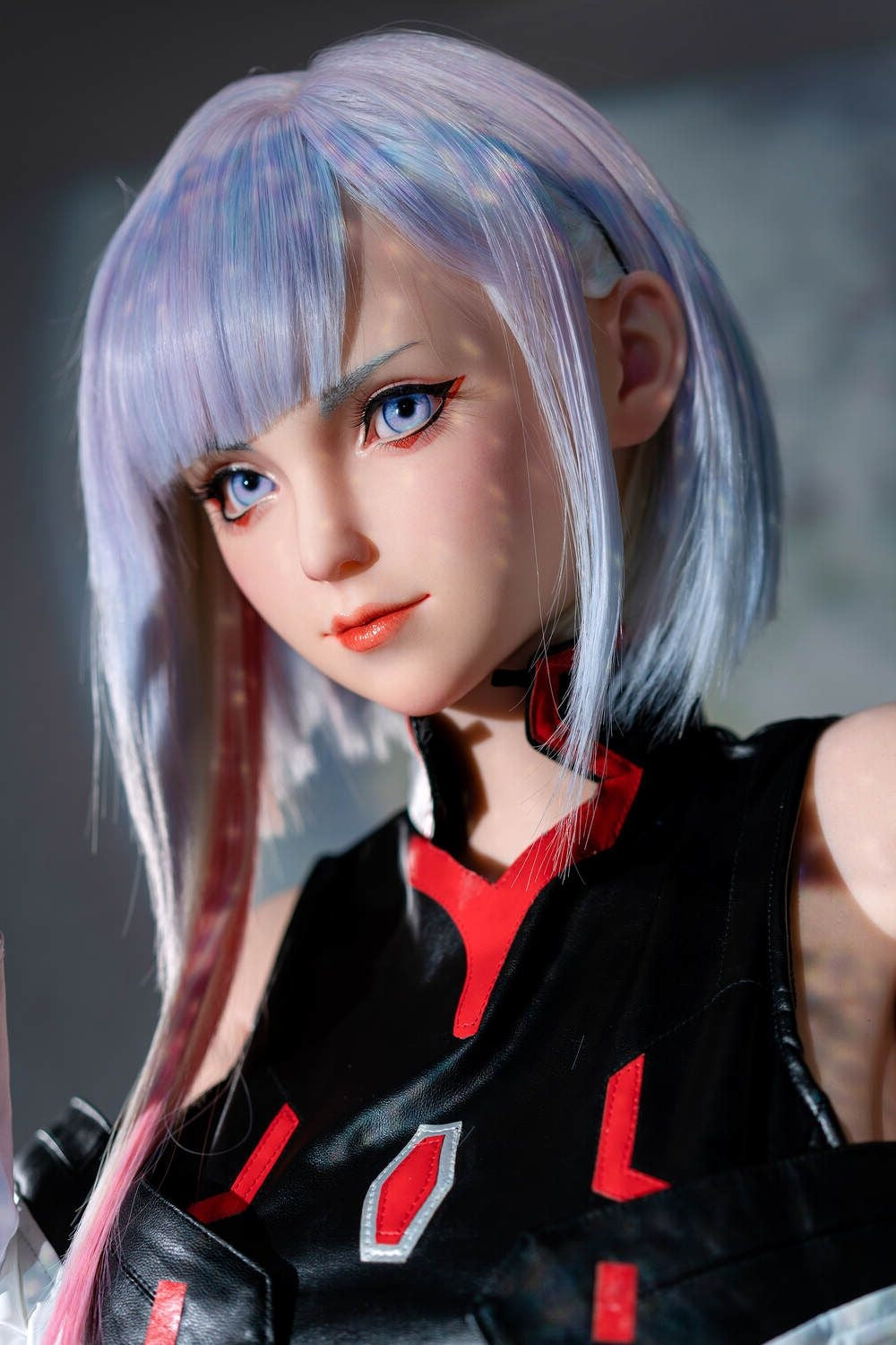 156cm/5ft1 E-cup Game Lady Silicone Anime Sex Doll Lucyna Kushinada