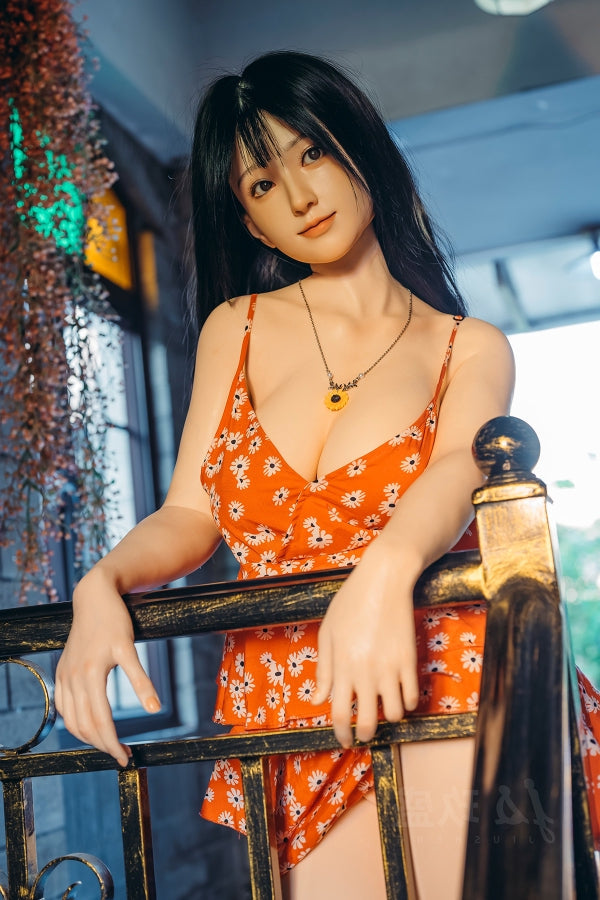 158cm/5ft2 D-cup Big Breast Silicone Sex Doll - Sayuri Jiusheng