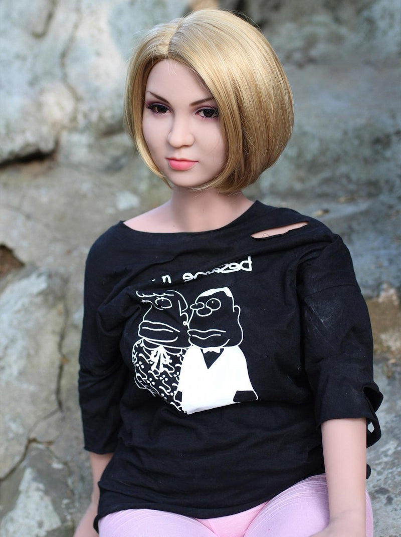 158cm/5ft2 B-cup Short hair Pregnant TPE Sex Doll –69#3 WM