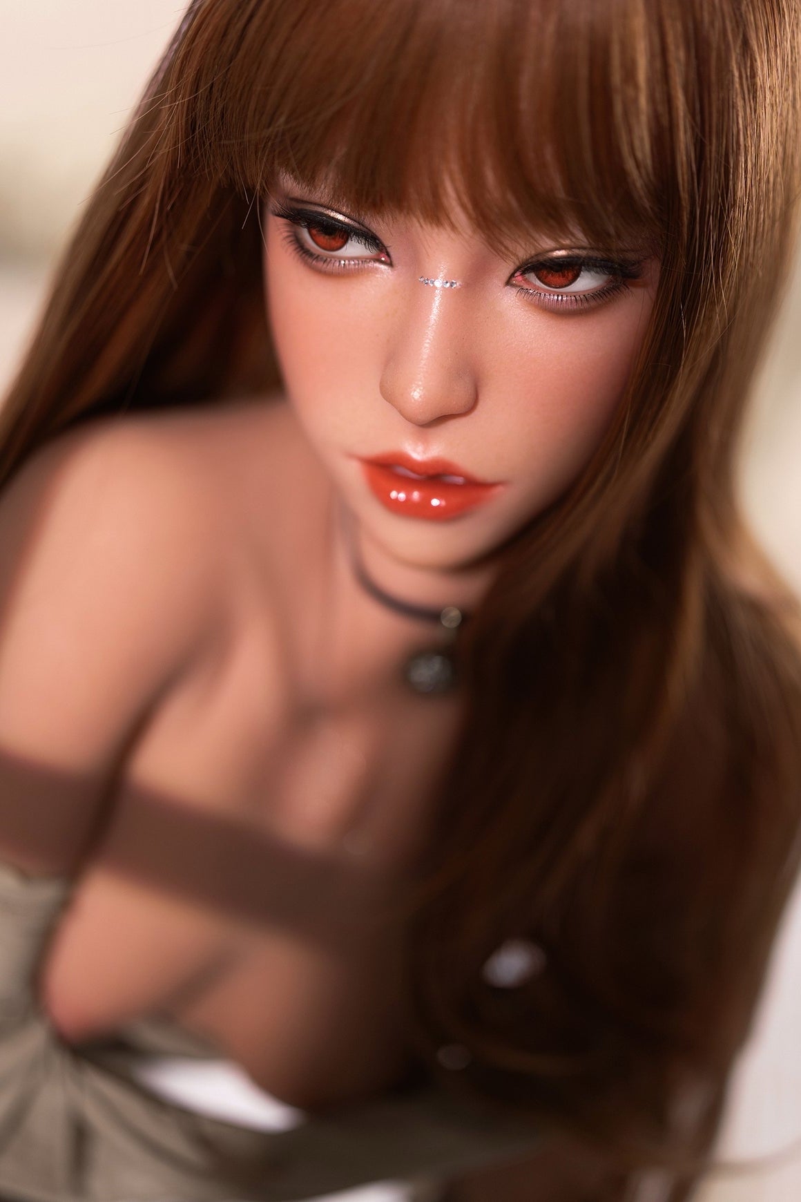 160cm/5ft3 A-cup Small Breast Silicone Head Sex Doll – #M5 SY