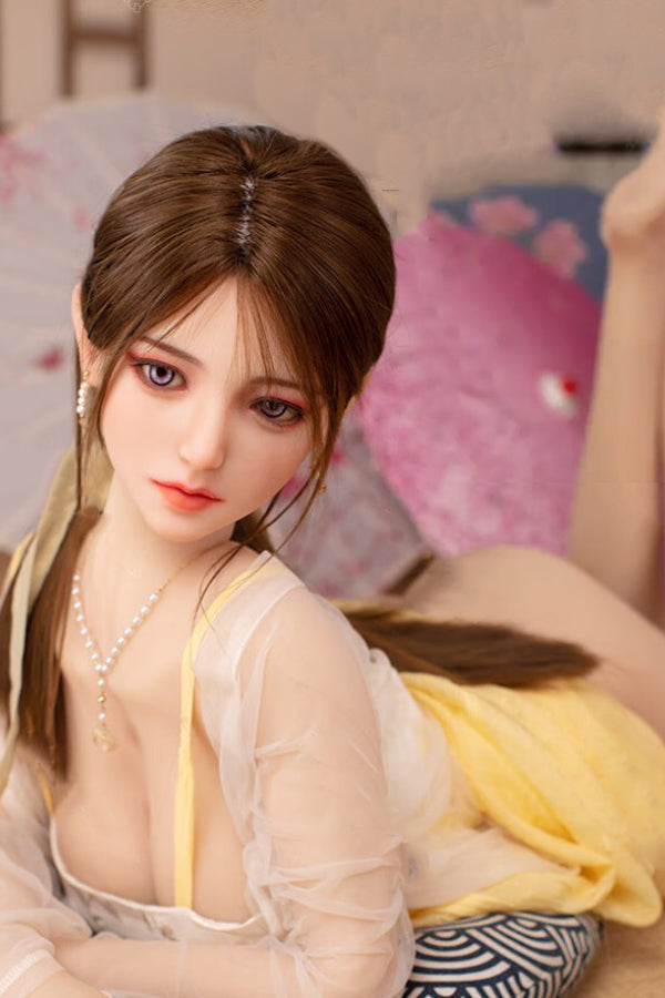 160cm/5ft3 D-cup Chinese Silicone Head Sex Doll - Wennie JX