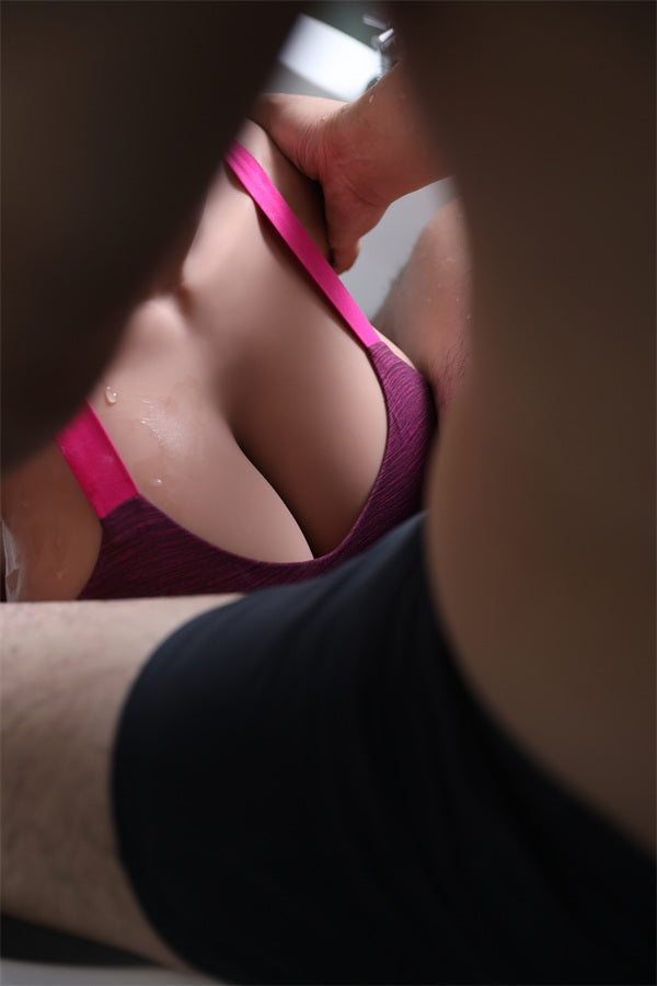 🔹CLM Classic🔹 Huge Gel Breast TPE Torso Sex Toys #160 Black - Climax Doll