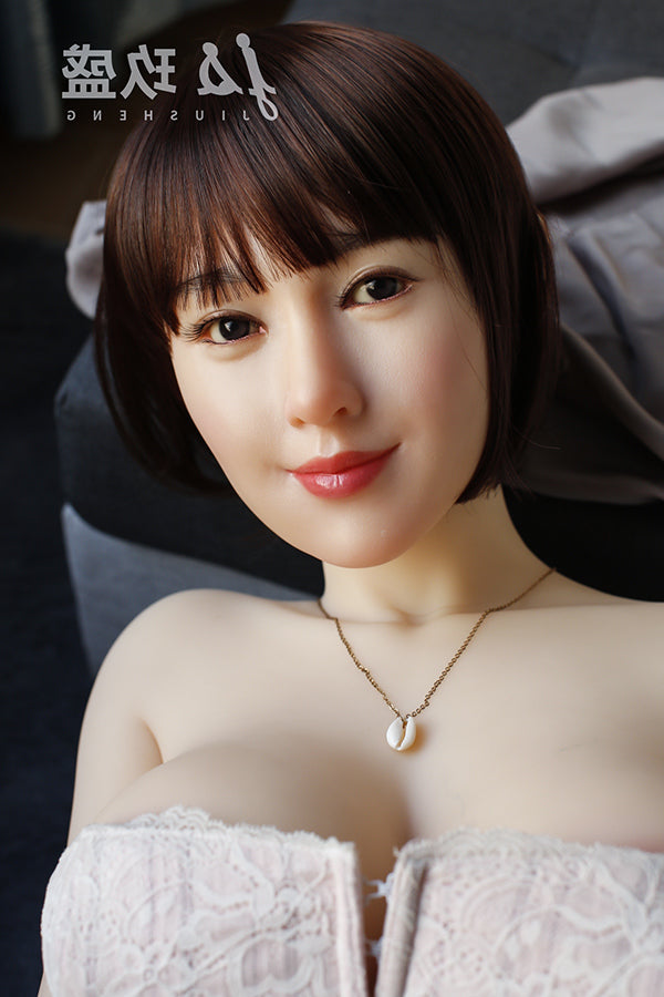 163cm/5ft4 F-cup Big Boobs Silicone Head Sex Doll - #26 Pamela Jiusheng