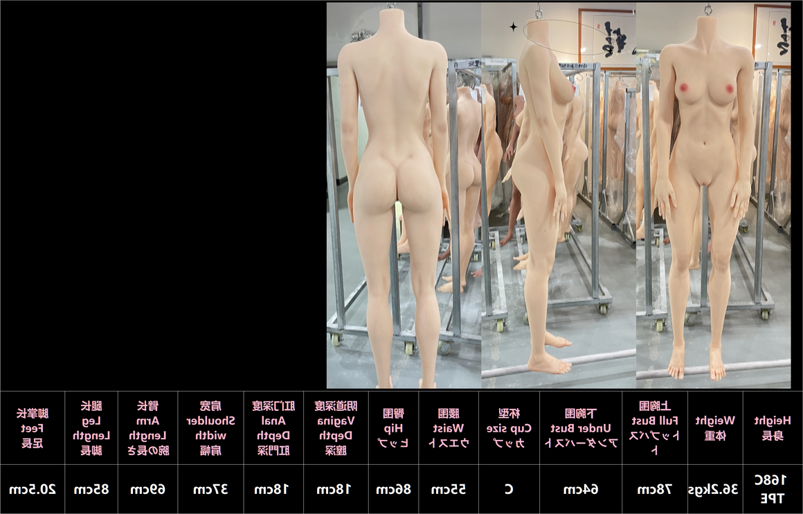 168cm/5ft6 C-cup Silicone Head Sex Doll - #45 Yukiko Jiusheng