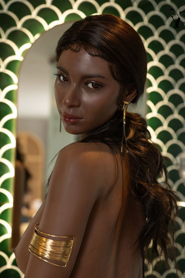 170cm/5ft7 C-Cup Silicone Head Black Sex Doll - Zaria TOP-CYDOLL