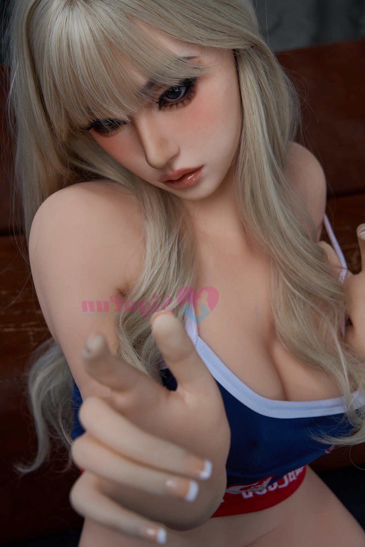 Us In Stock 163cm 5ft4 C Cup Silicone Head Sex Doll Sg5 With White Hair - C-cup Torso Sigafun