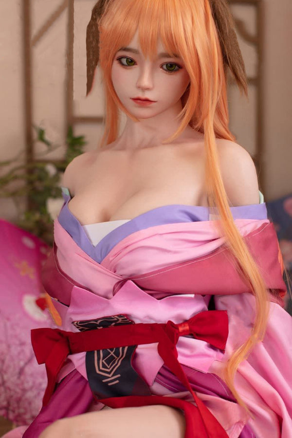 150cm/4ft11 D-cup Japanese Silicone Head Sex Doll - Yui JX