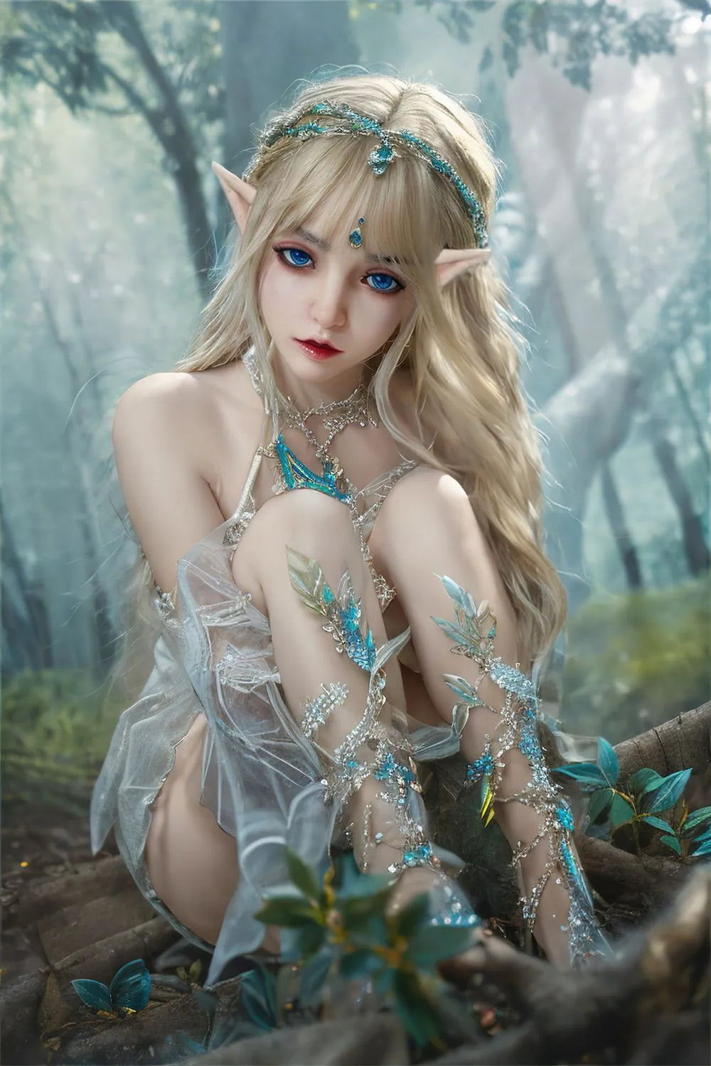 SY Doll | 150cm/4ft9 Lovely Elf Cosplay Movable Jaws Sex Doll - Ailsa