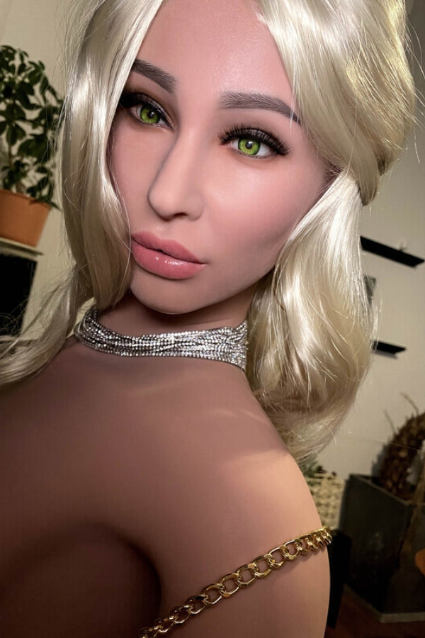 🔹CLM Classic🔹170cm/5ft7 Black Skin Silicone Head Sex Doll - Savannah Climax