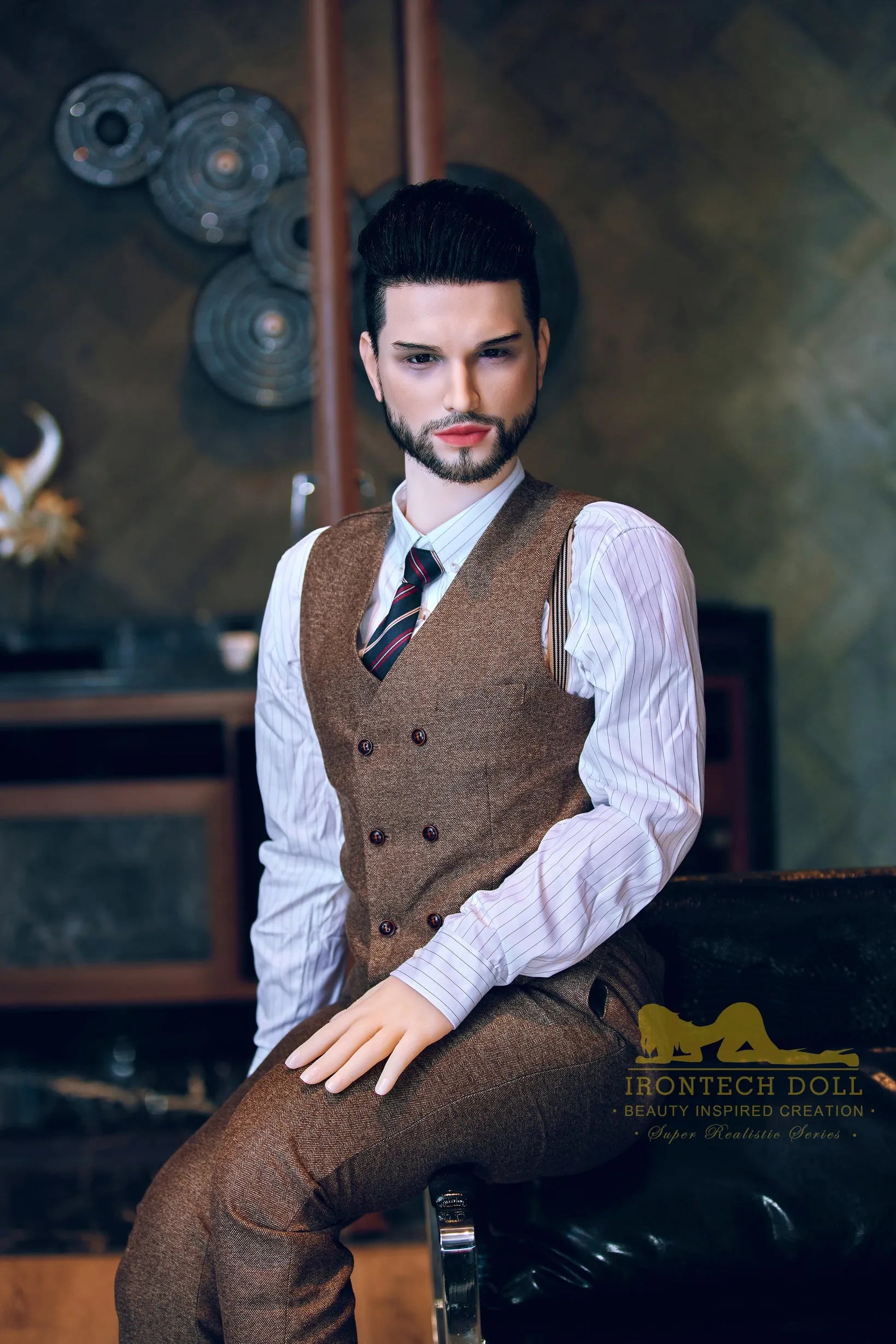 IronTech | Keith - 5Ft 4/162cm Male Sex Doll With Silicone Head