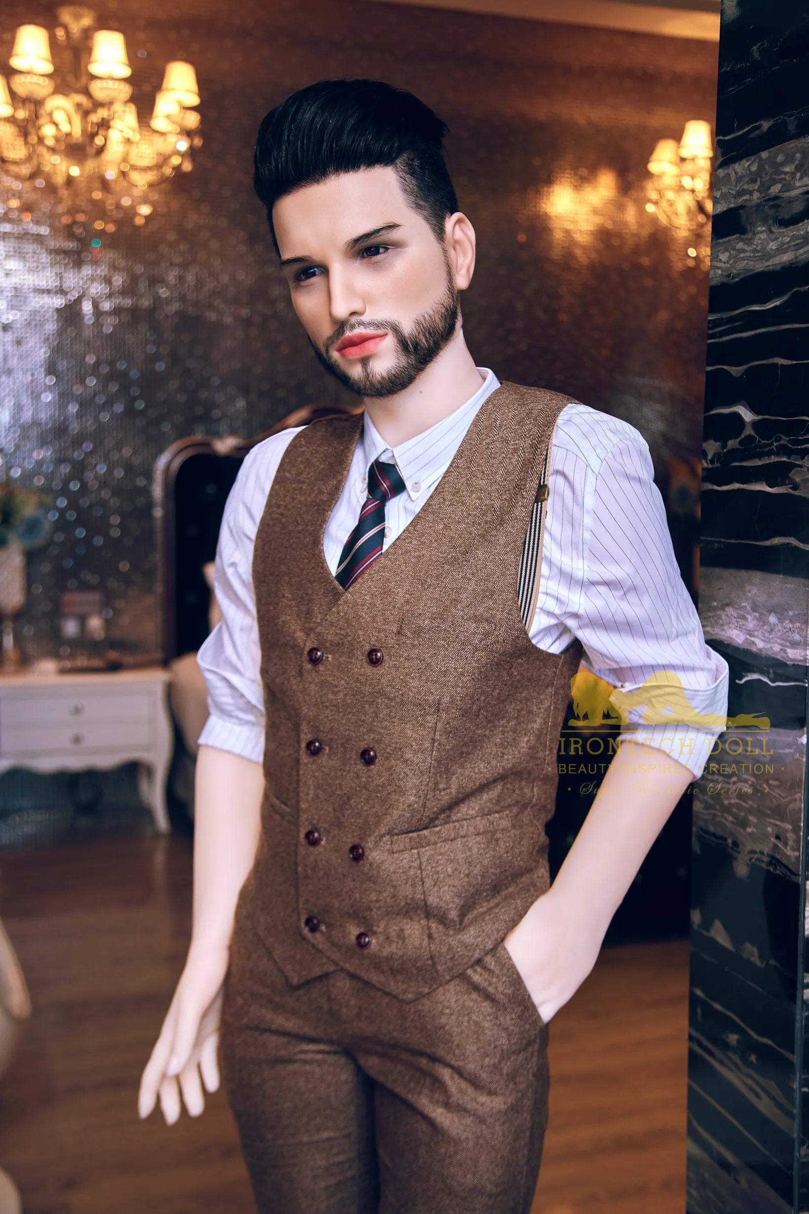 IronTech | Keith - 5Ft 4/162cm Male Sex Doll With Silicone Head