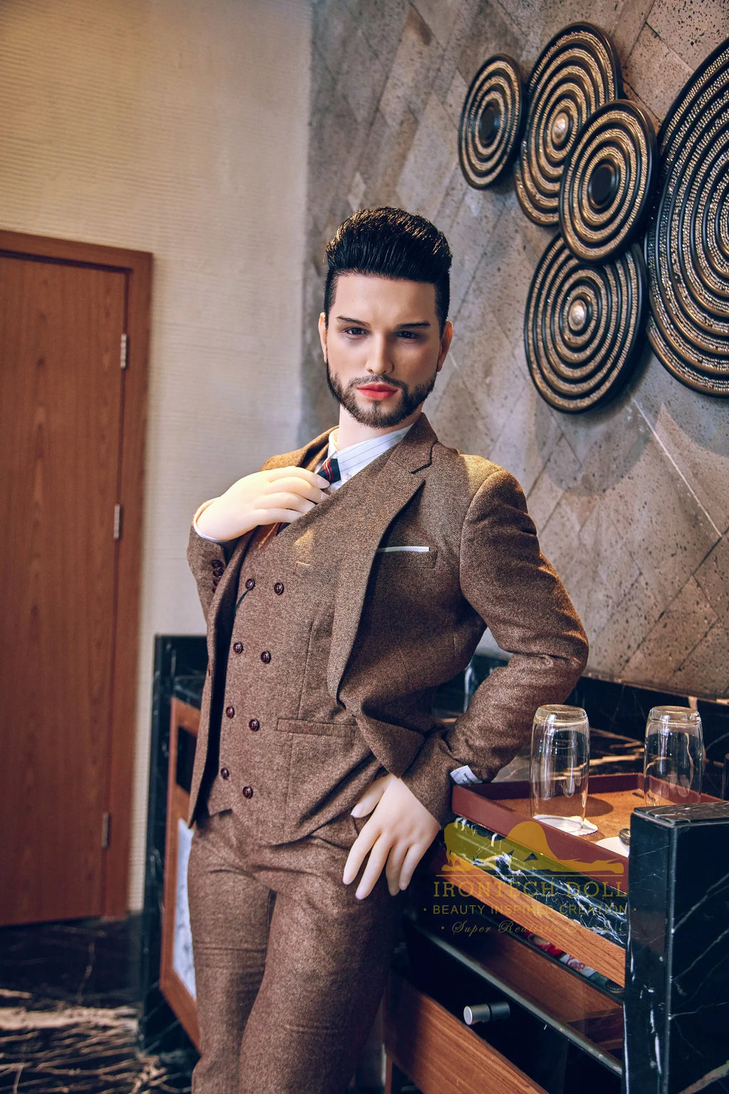 IronTech | Keith - 5Ft 4/162cm Male Sex Doll With Silicone Head