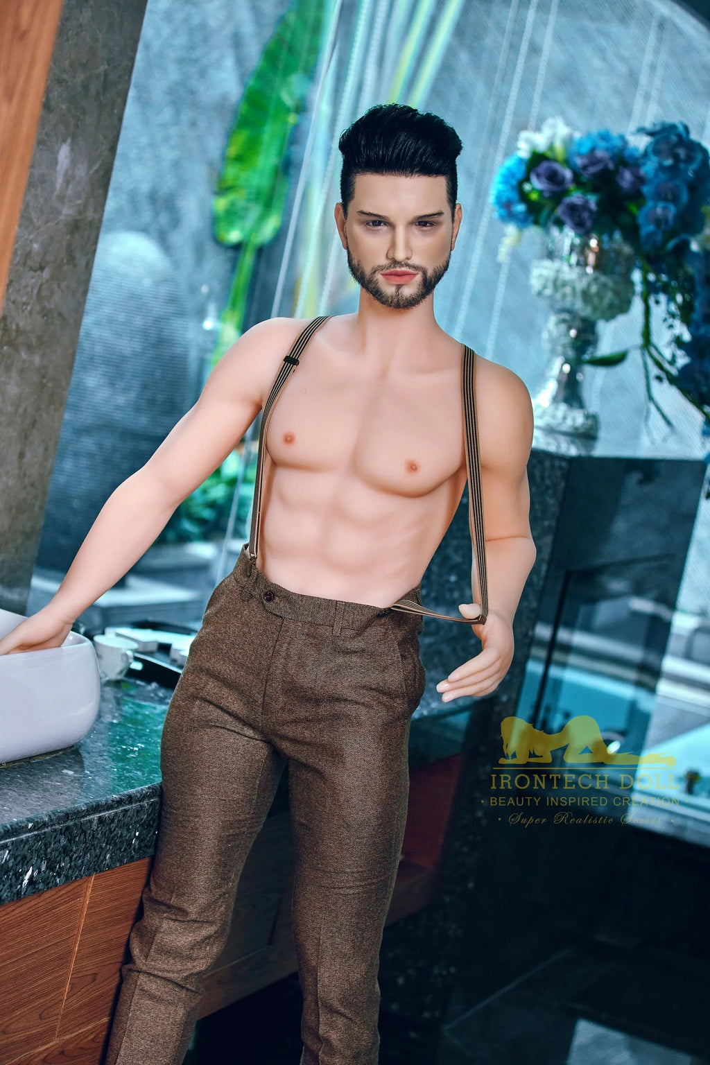 IronTech | Keith - 5Ft 4/162cm Male Sex Doll With Silicone Head