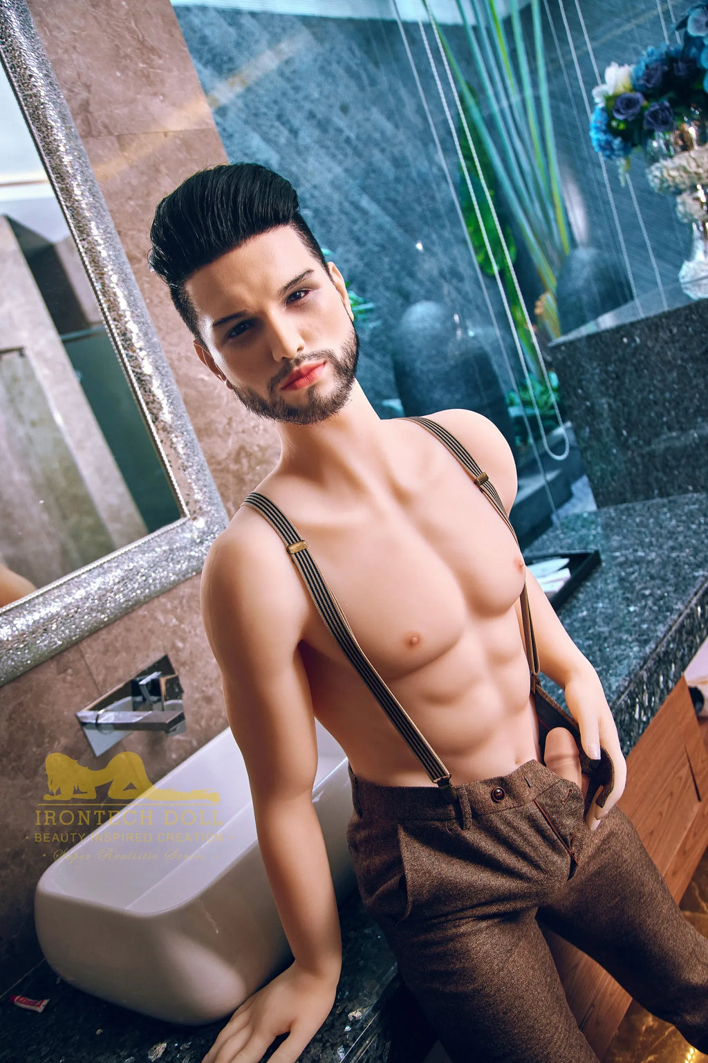 IronTech | Keith - 5Ft 4/162cm Male Sex Doll With Silicone Head