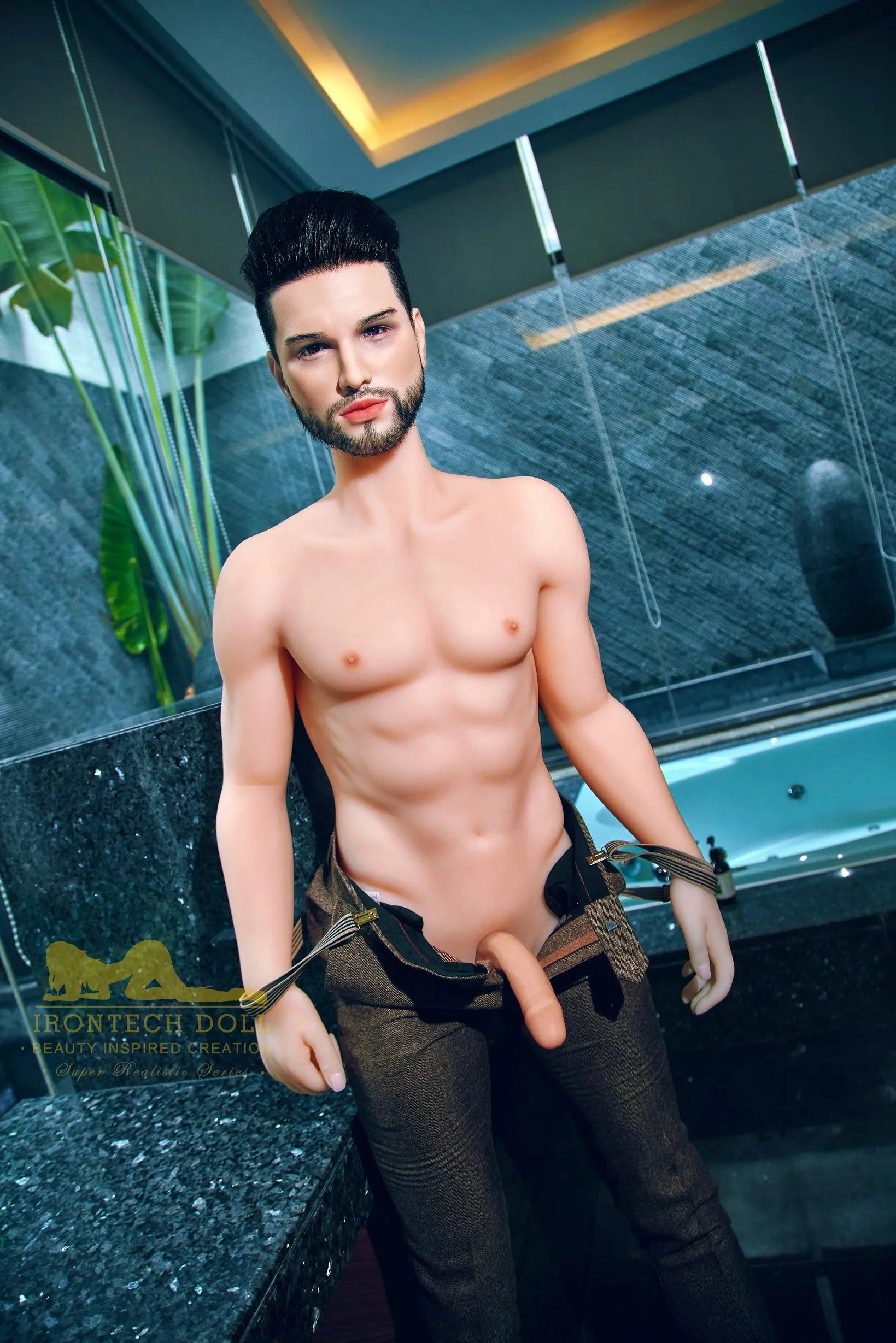 IronTech | Keith - 5Ft 4/162cm Male Sex Doll With Silicone Head