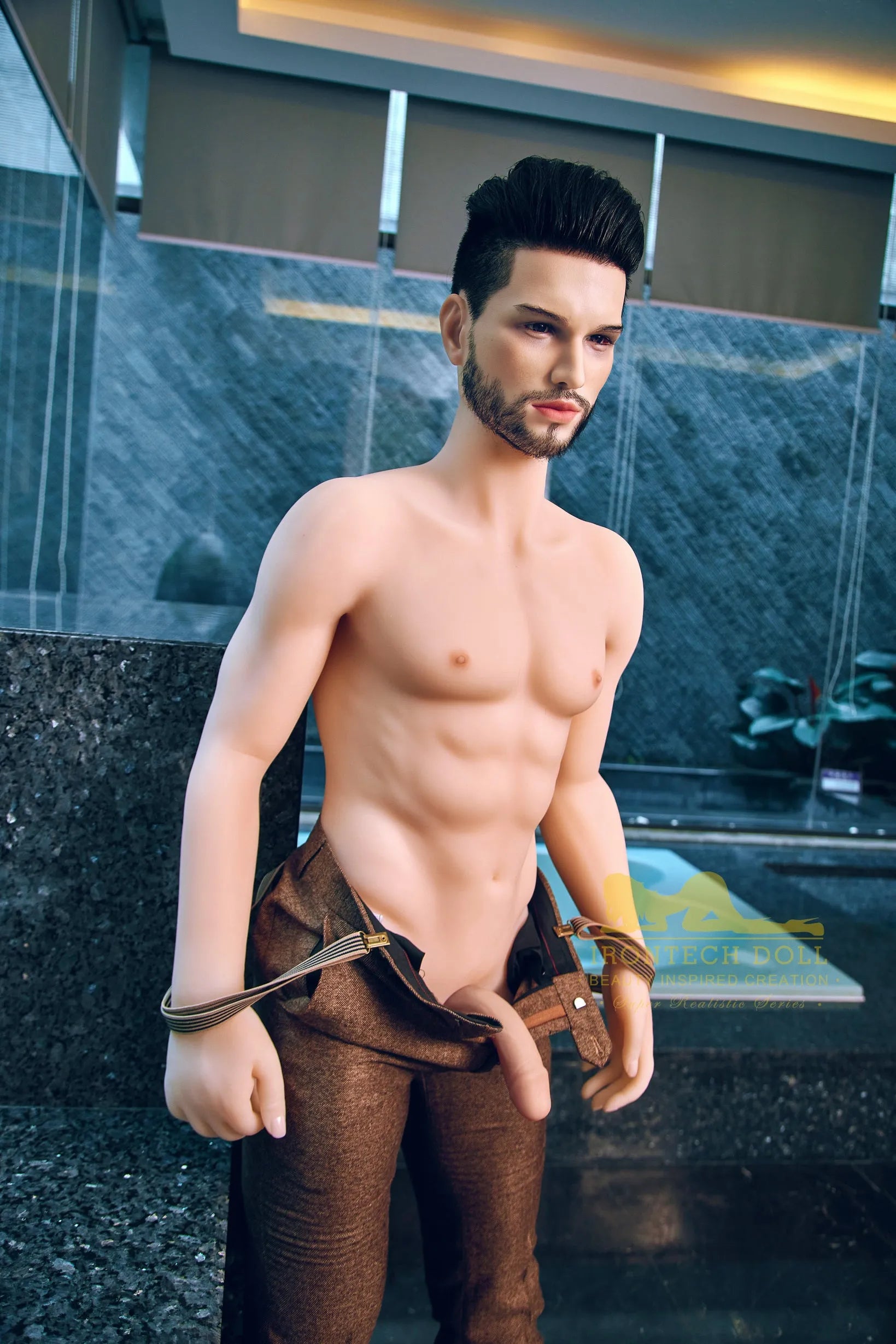 IronTech | Keith - 5Ft 4/162cm Male Sex Doll With Silicone Head