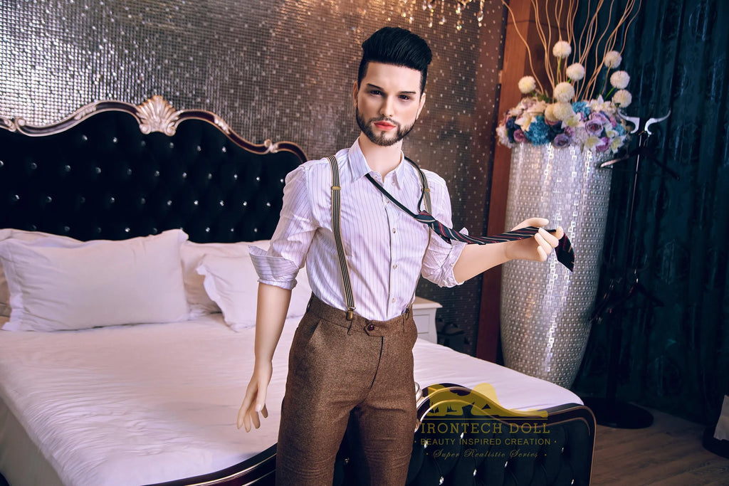 IronTech | Keith - 5Ft 4/162cm Male Sex Doll With Silicone Head