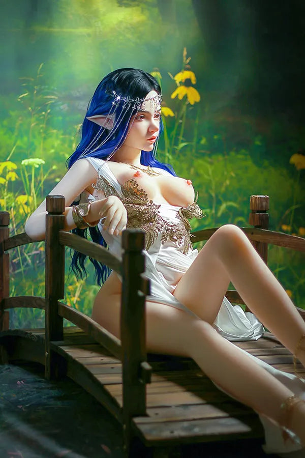 SY Doll | 160cm Movable Jaw Elf Ears Silicone Head M8# Sex Doll - Ophelia