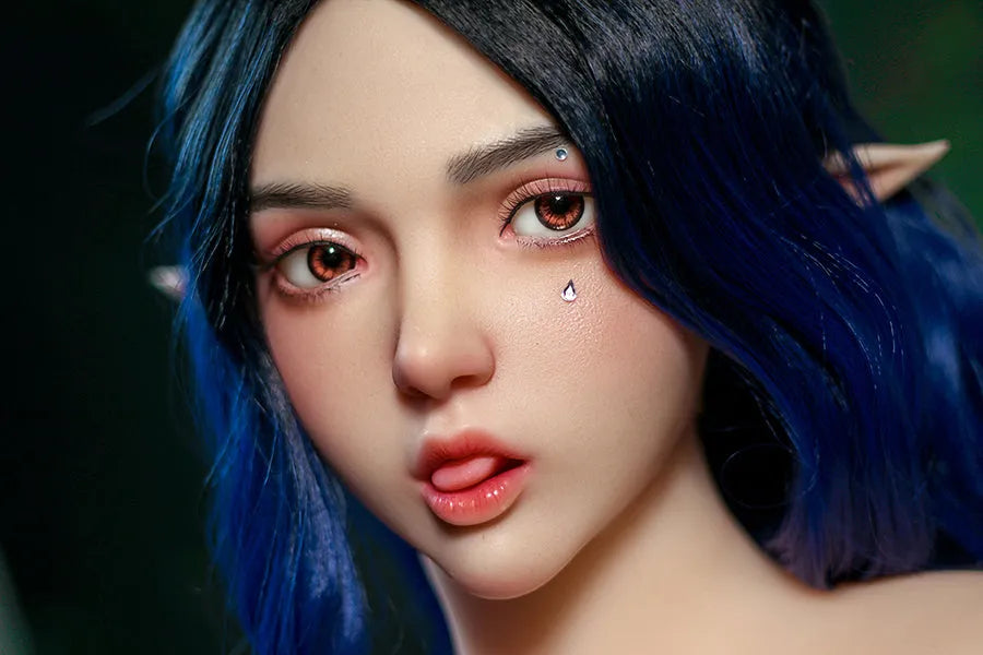 SY Doll | 160cm Movable Jaw Elf Ears Silicone Head M8# Sex Doll - Ophelia