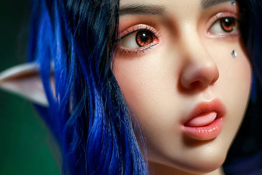 SY Doll | 160cm Movable Jaw Elf Ears Silicone Head M8# Sex Doll - Ophelia