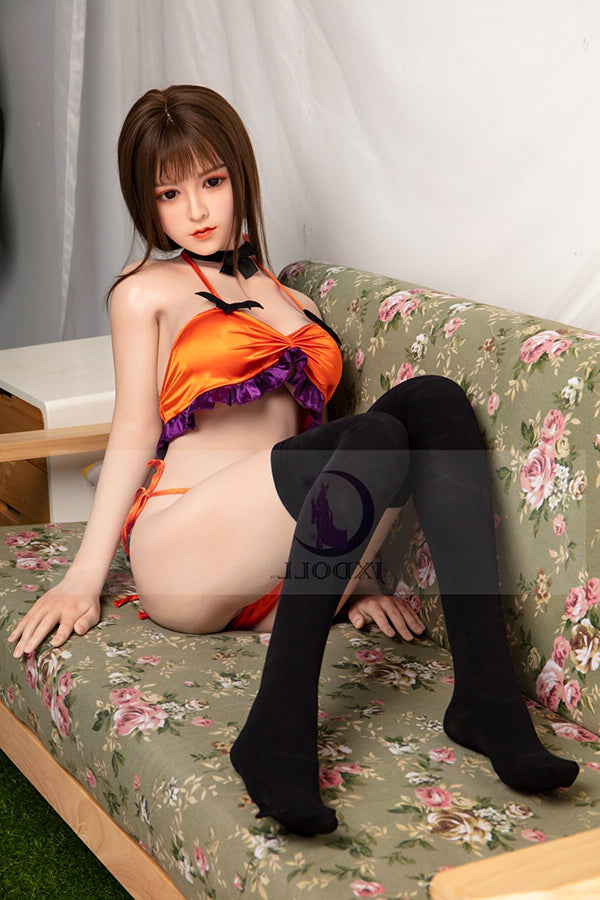 150cm/4ft11 D-cup Japanese Silicone Head Sex Doll - Emi JX