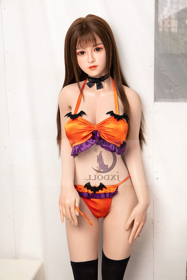 150cm/4ft11 D-cup Japanese Silicone Head Sex Doll - Emi JX