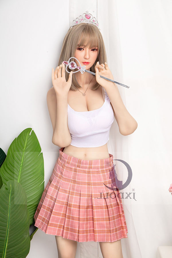 160cm/5ft3 D-cup Japanese Silicone Head Sex Doll - Sara JX