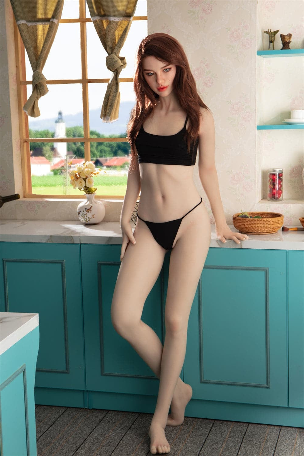 EU In Stock - 171cm/5ft7 A-cup American Silicone Head Sex Doll – Hedy Torso Starpery