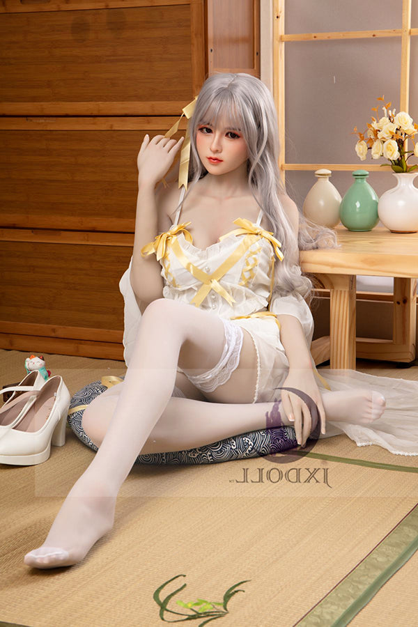 160cm/5ft3 D-cup Silicone Head Sex Doll - Emi JX