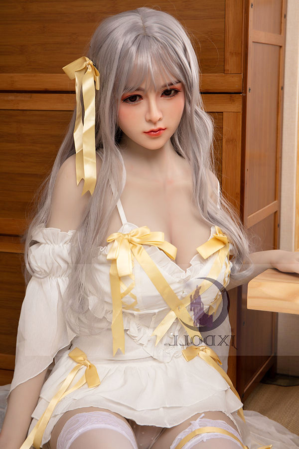160cm/5ft3 D-cup Silicone Head Sex Doll - Emi JX