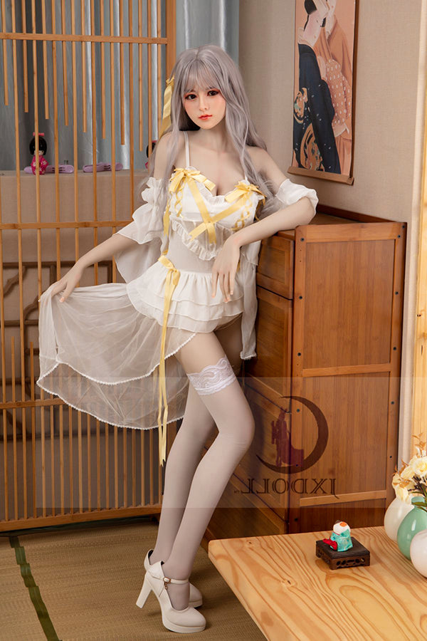 160cm/5ft3 D-cup Silicone Head Sex Doll - Emi JX