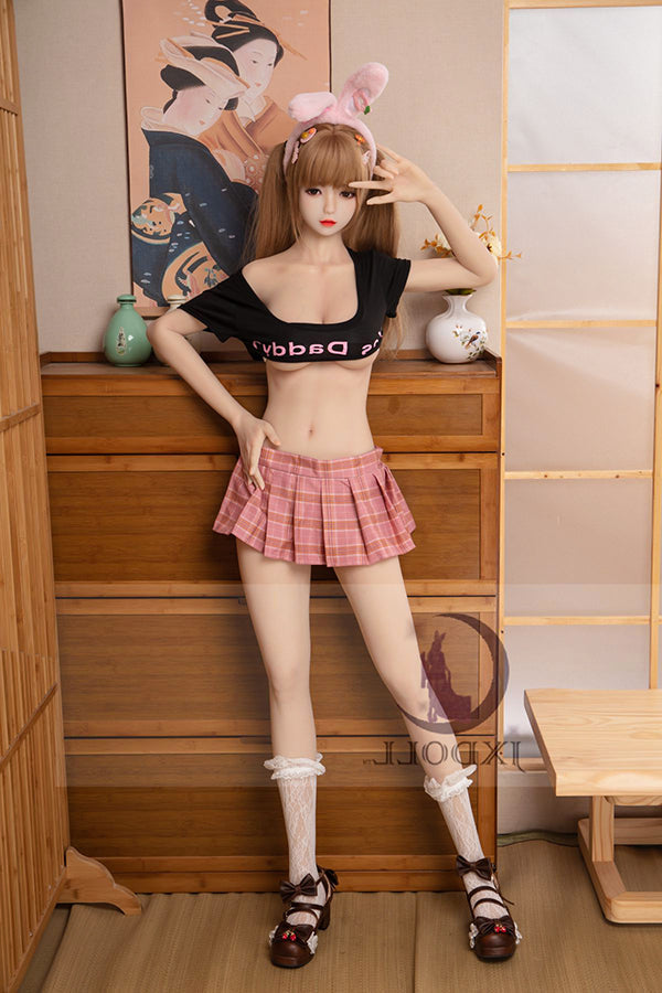 160cm/5ft3 D-cup Silicone Head Sex Doll - Anzu JX