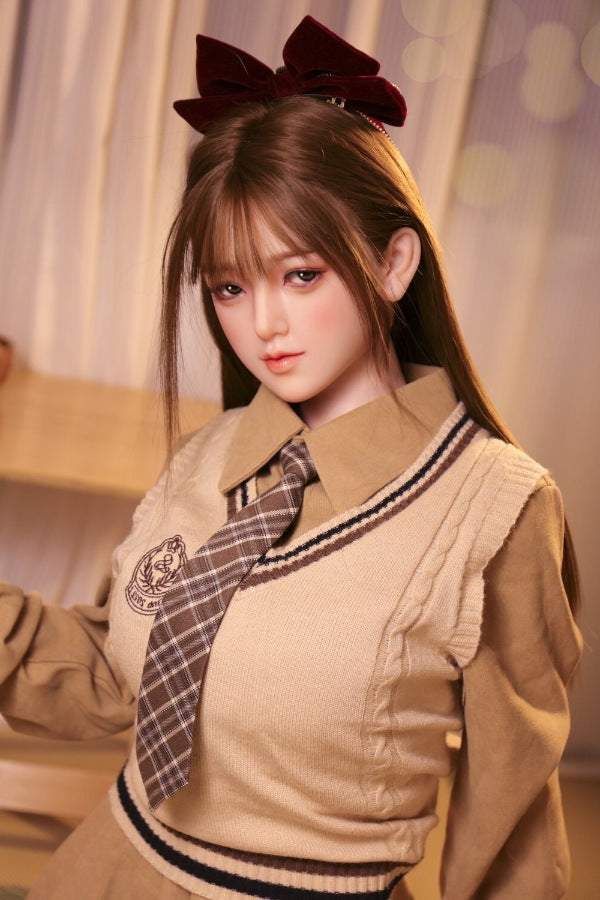 160cm/5ft3 D-cup Silicone Japanese Head Sex Doll - Ren JX