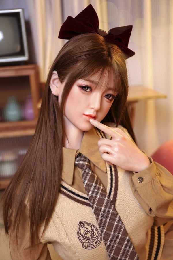 160cm/5ft3 D-cup Silicone Japanese Head Sex Doll - Ren JX