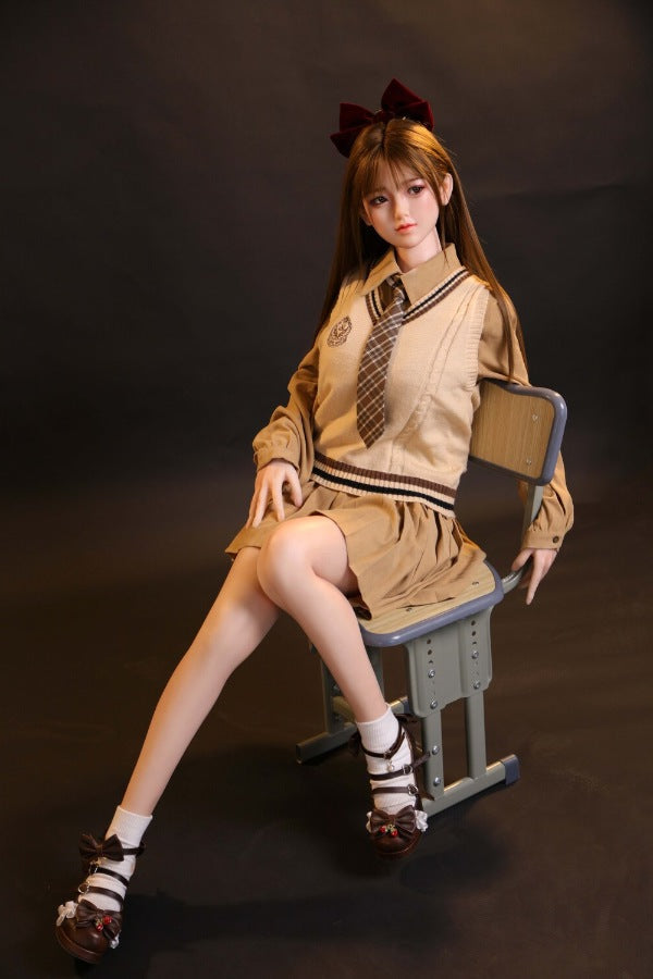 160cm/5ft3 D-cup Silicone Japanese Head Sex Doll - Ren JX
