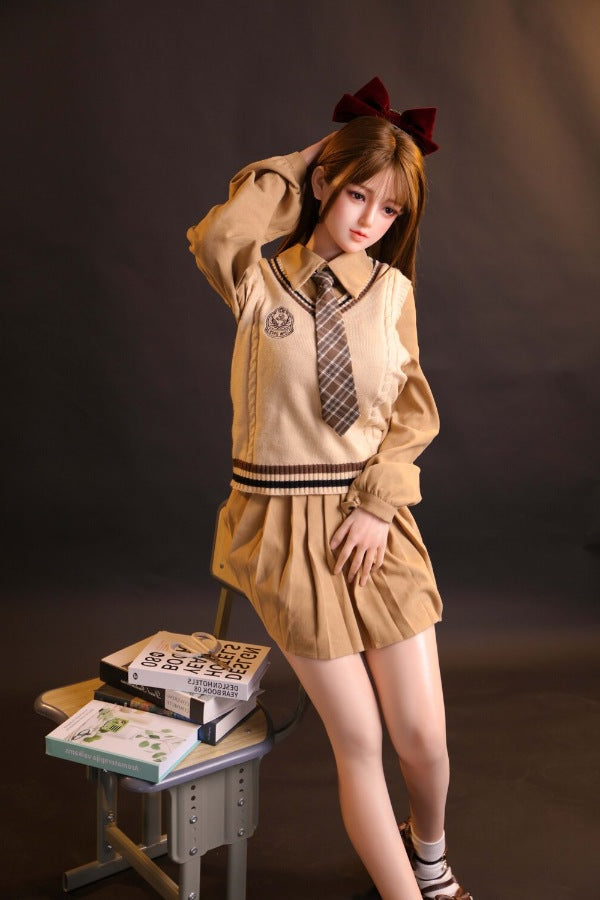 160cm/5ft3 D-cup Silicone Japanese Head Sex Doll - Ren JX