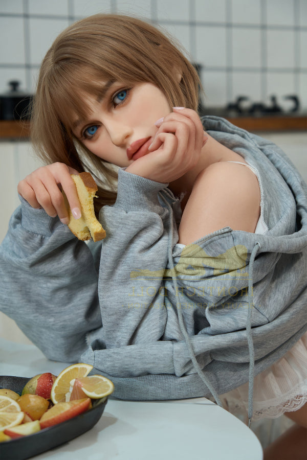 Us In Stock 166cm 5ft5 D Cup Tomboy Sex Doll Short Hair Silicone Sex Doll S45 Tina - Torso Irontech