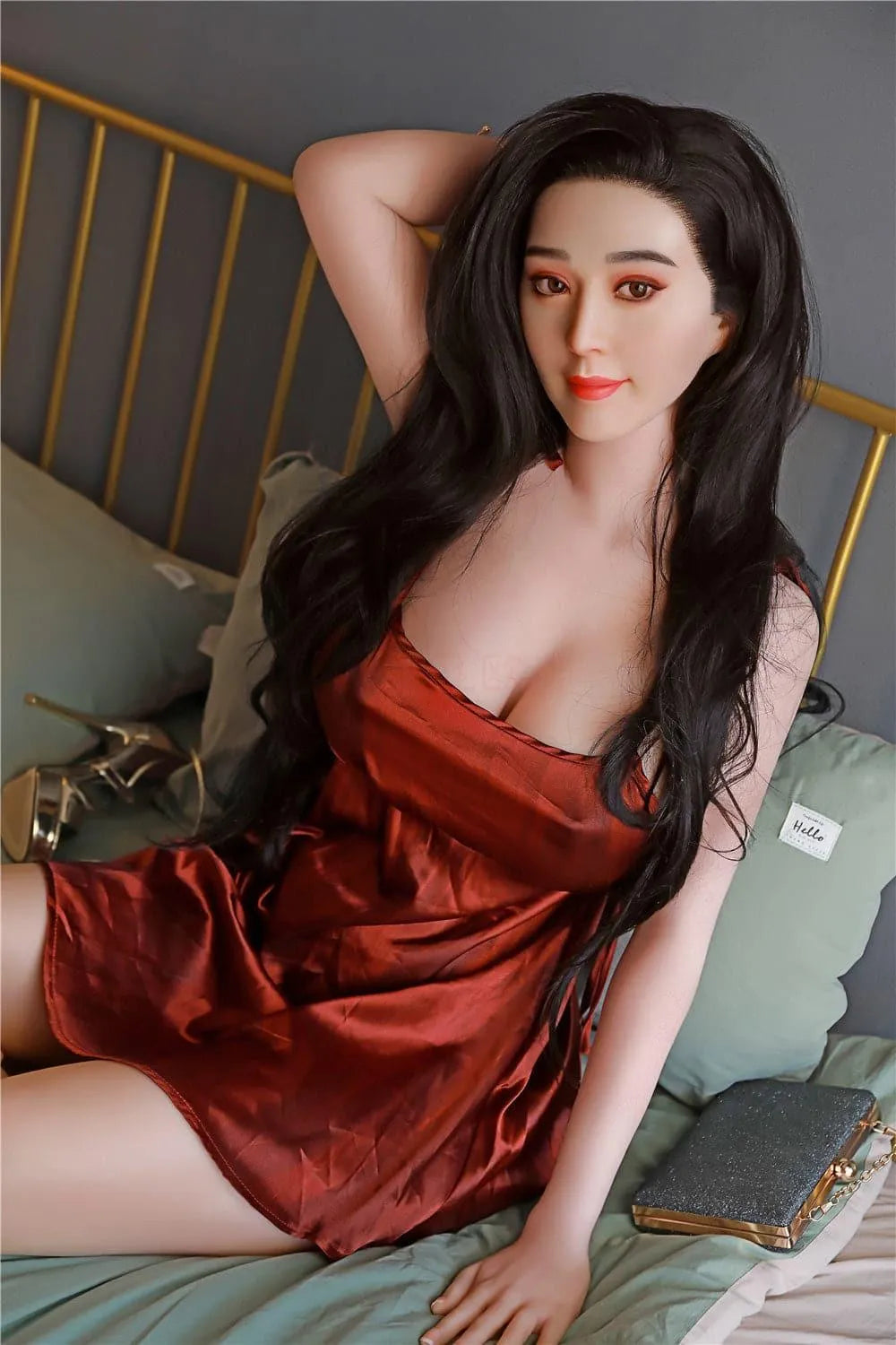 168cm (5' 6") F BreastsChinese Celebrity Silicone Head Sex Doll - Mirabelle