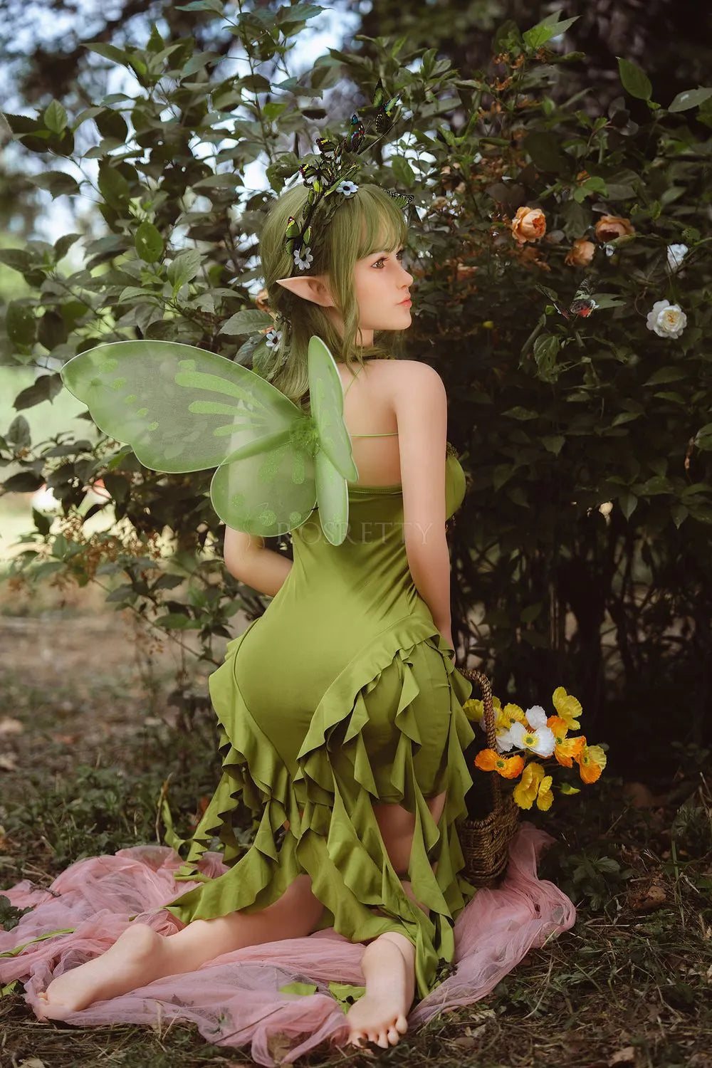 Rosretty Doll | 160cm/5ft3 Big Breasts Enchanted Forest Elf-Ears Green