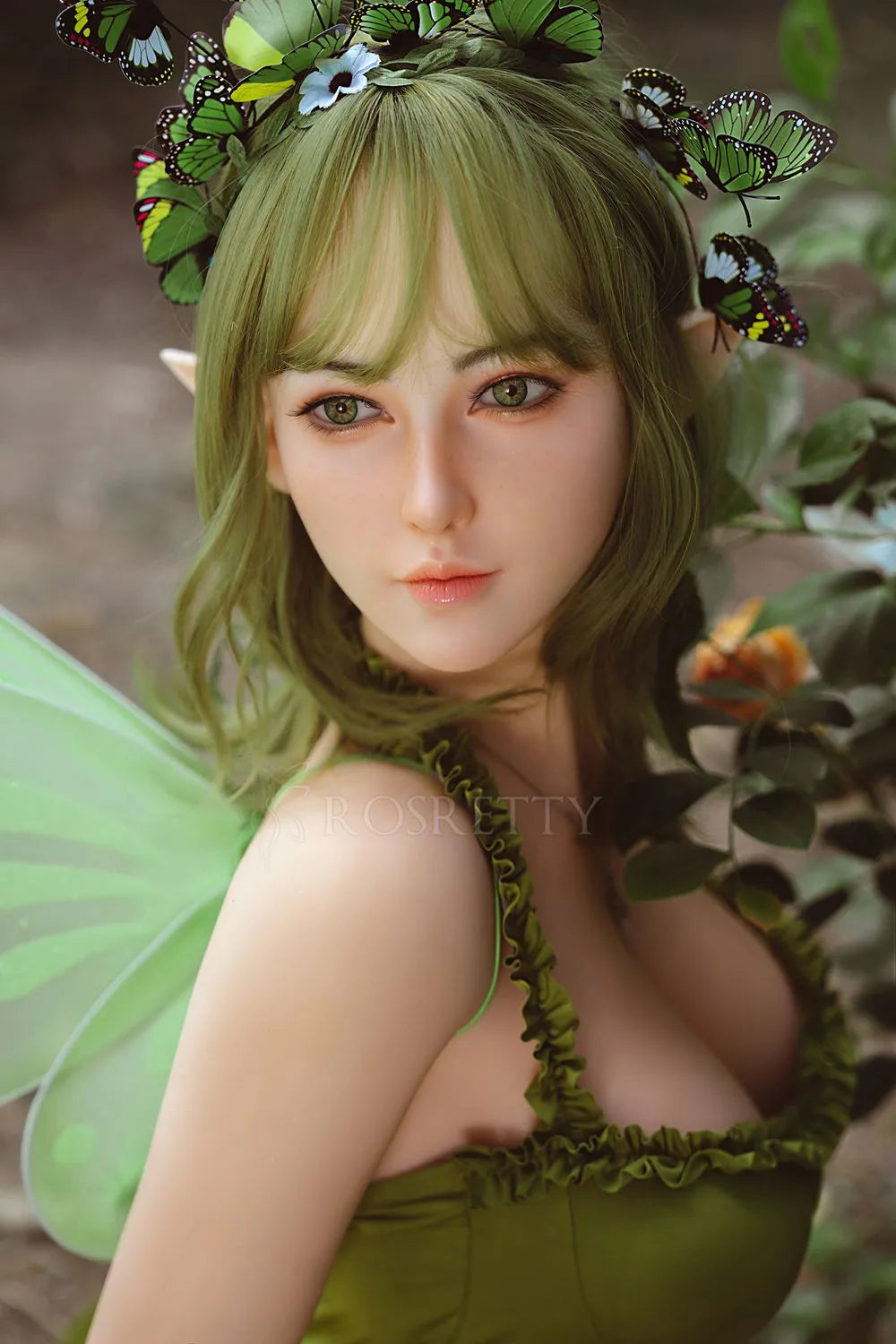Rosretty Doll | 160cm/5ft3 Big Breasts Enchanted Forest Elf-Ears Green
