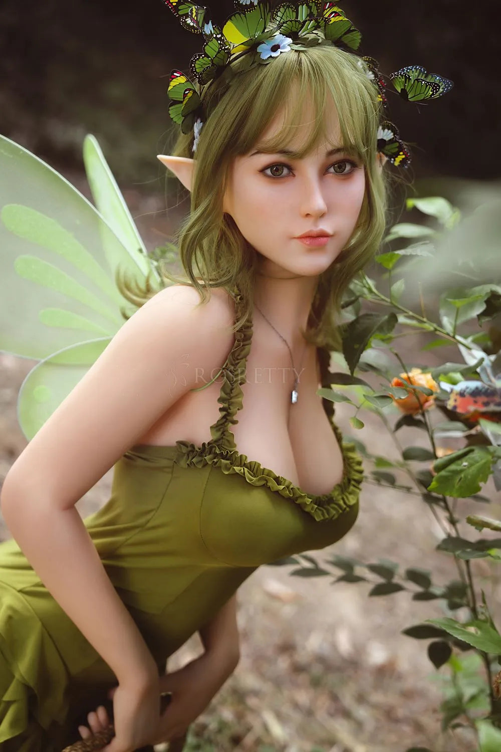 Rosretty Doll | 160cm/5ft3 Big Breasts Enchanted Forest Elf-Ears Green